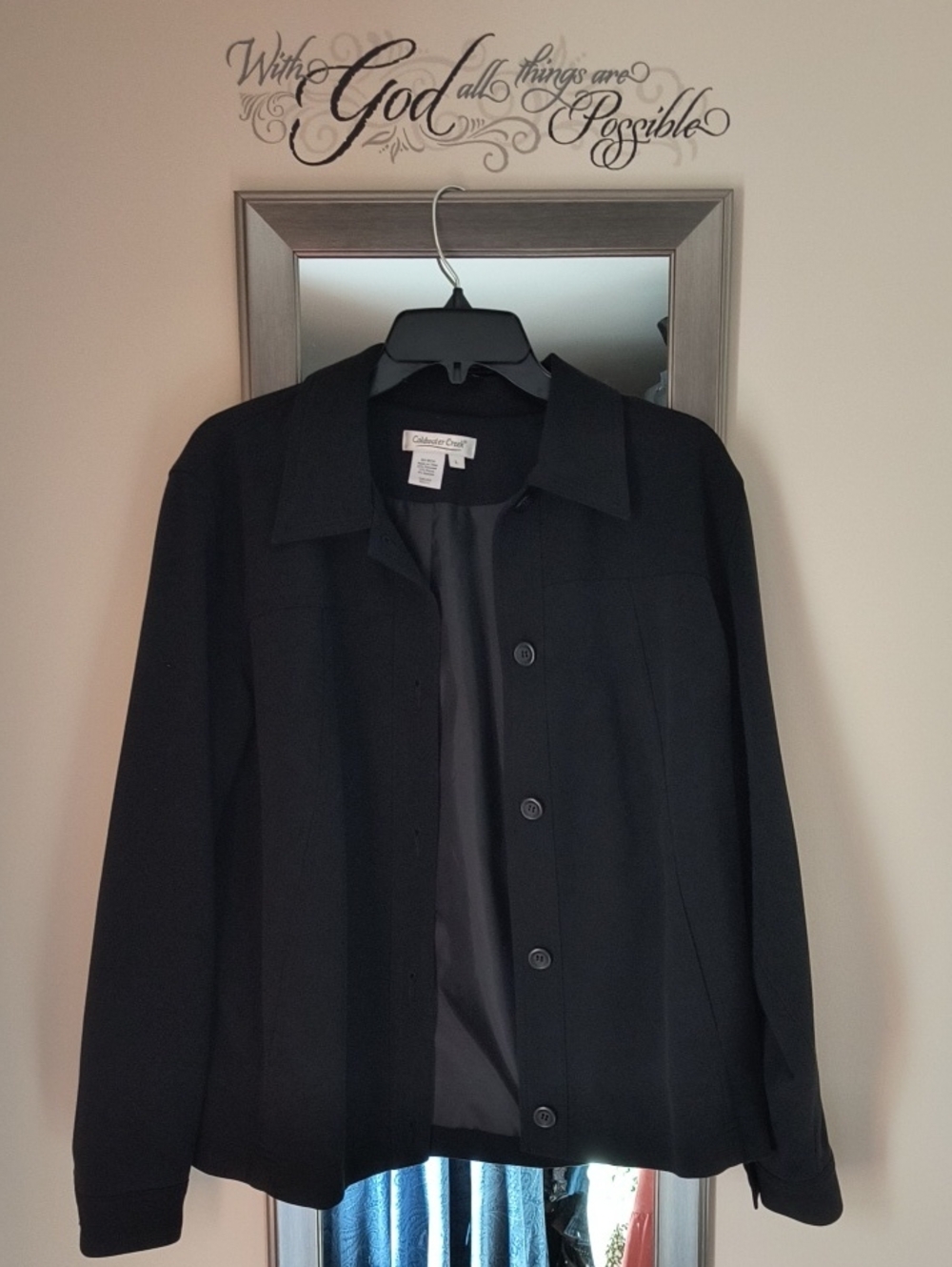 Coldwater Creek Women's Blazer in black